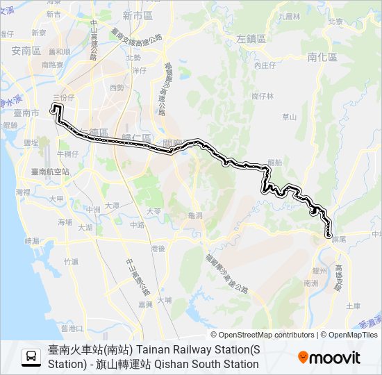 巴士8050的線路圖