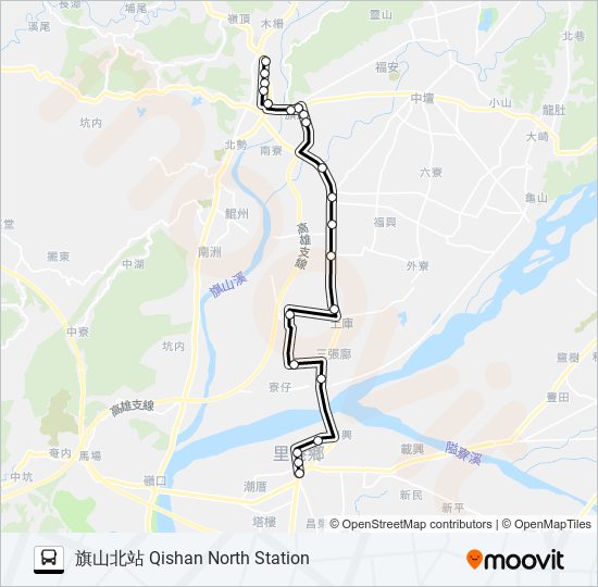 8037A bus Line Map