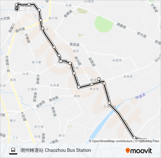 8211 bus Line Map