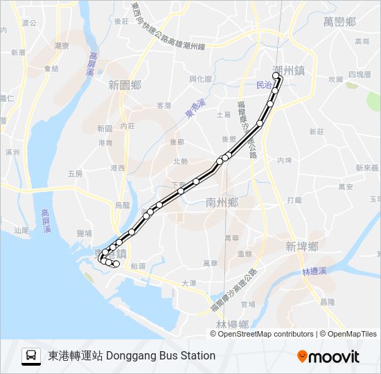 8213 bus Line Map