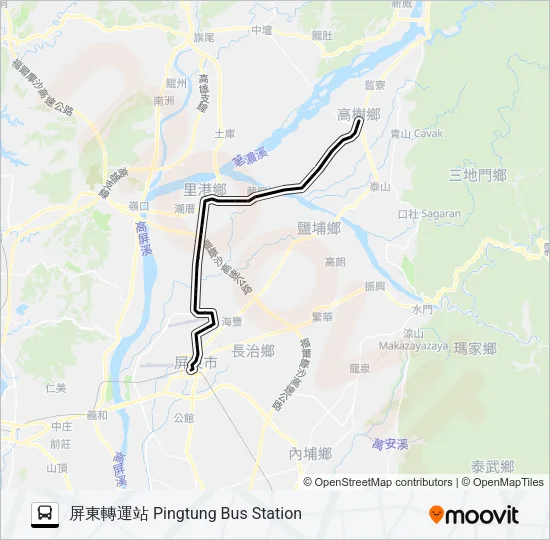 8217 Bus Line Map