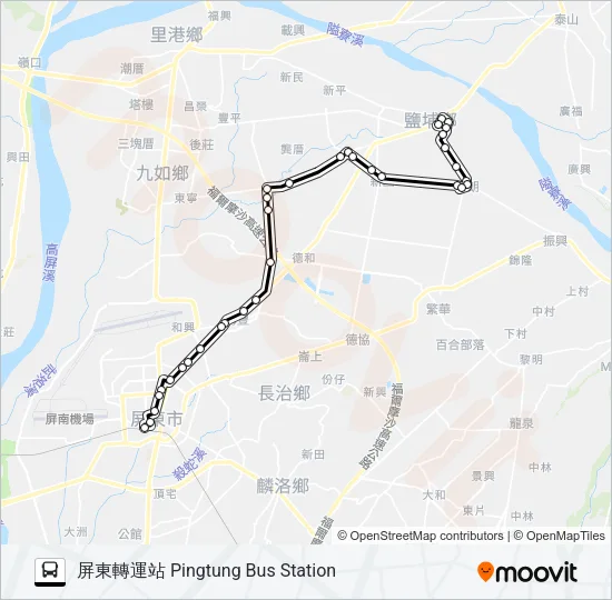 8223 Bus Line Map