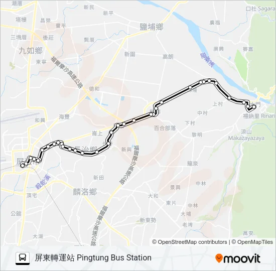 8228 Bus Line Map
