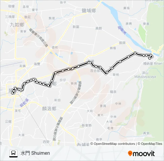 8229 Bus Line Map