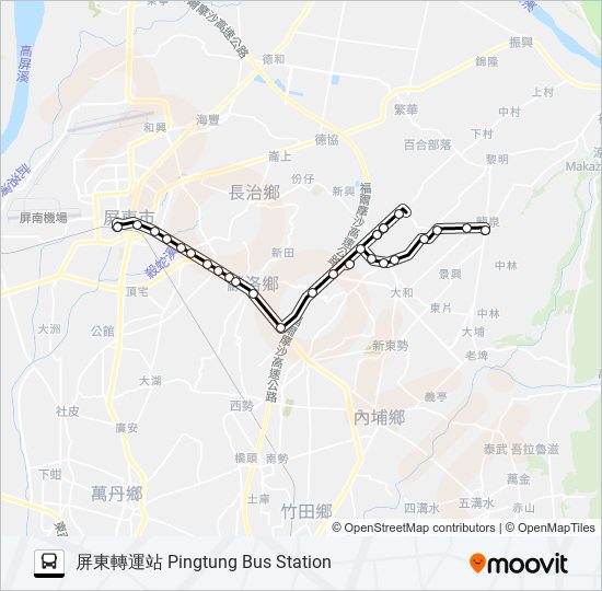 8230 bus Line Map