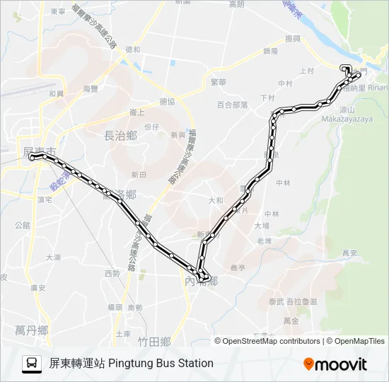 8231 Bus Line Map