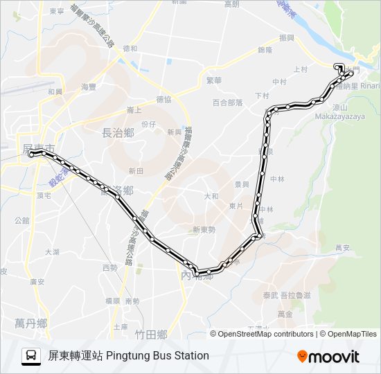 巴士8232的線路圖