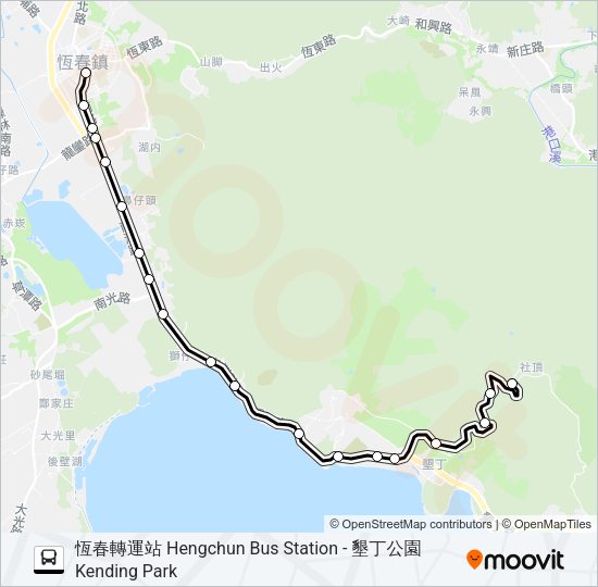 巴士8248的線路圖