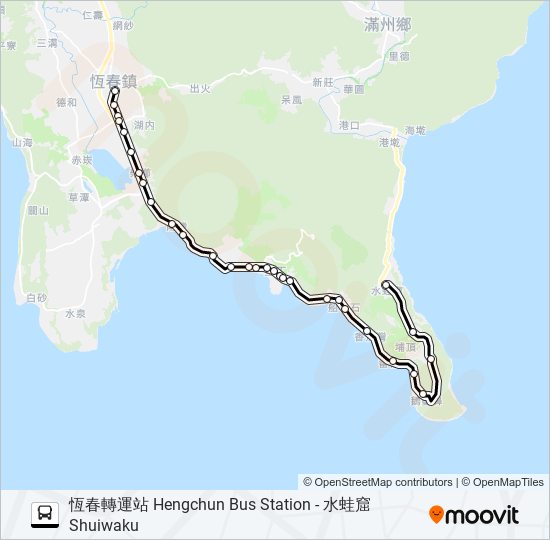 8249 bus Line Map