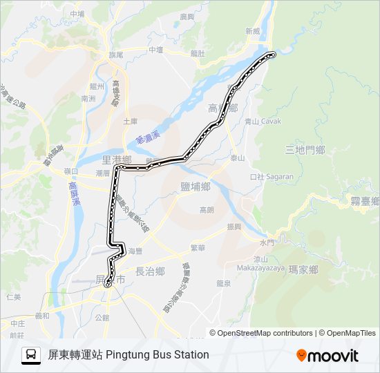 8218B bus Line Map