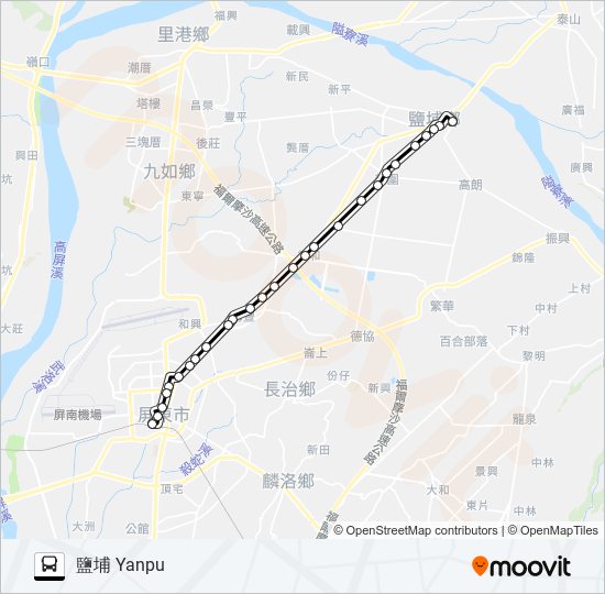 8221B bus Line Map