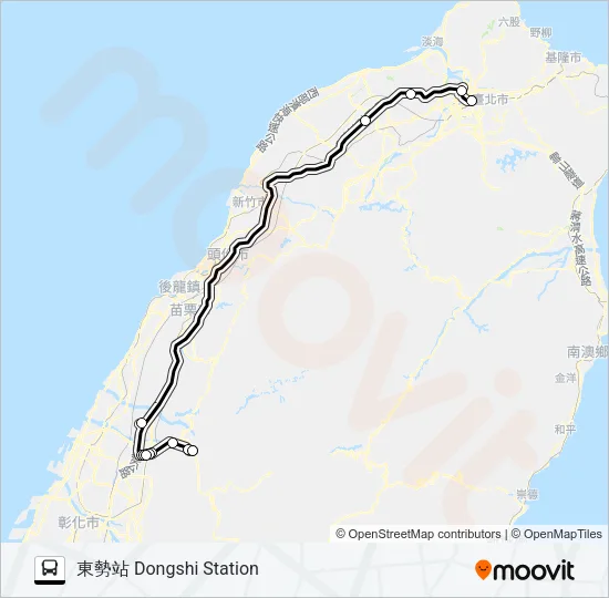 1617 Bus Line Map