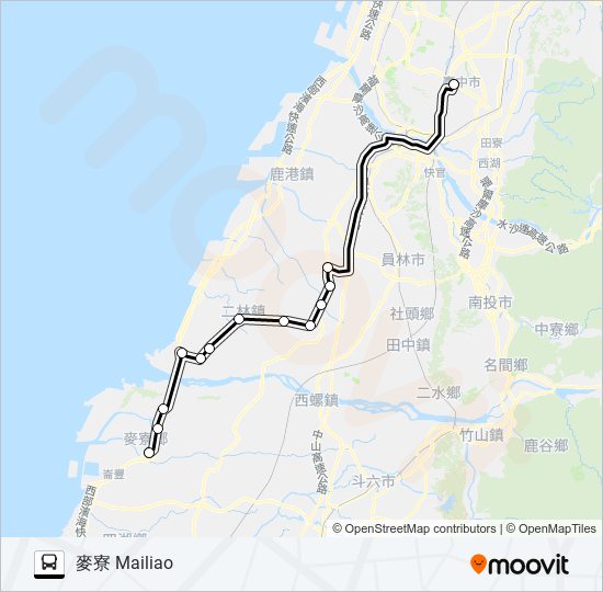 9019 bus Line Map