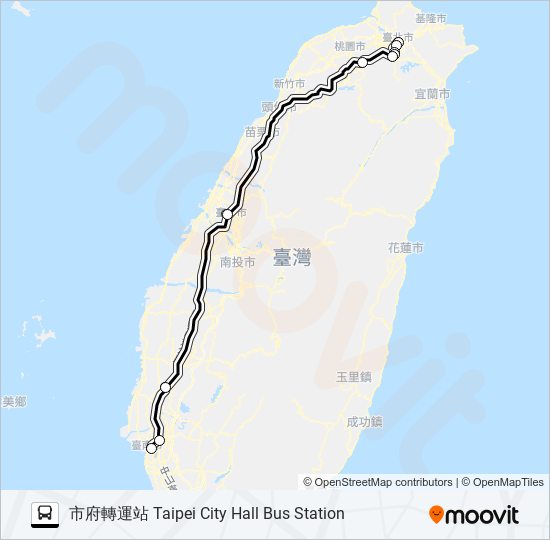 1612D bus Line Map