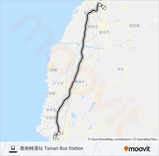 1625C bus Line Map