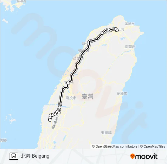 1633D Bus Line Map