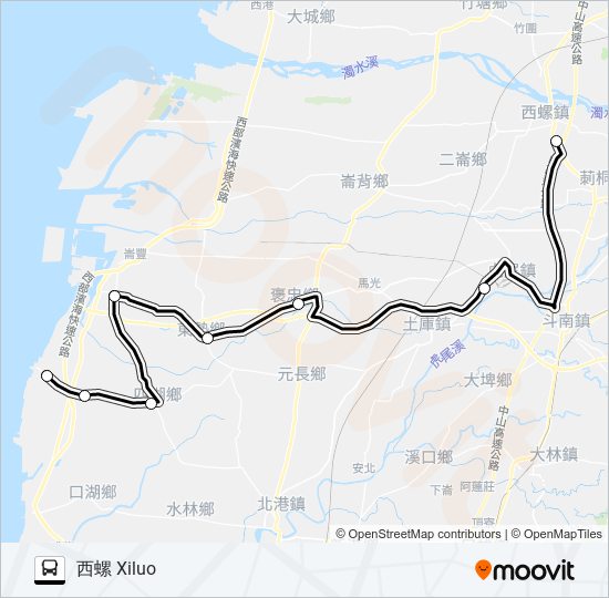 1635C bus Line Map