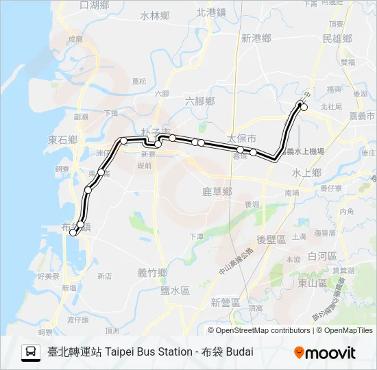 1639A Bus Line Map