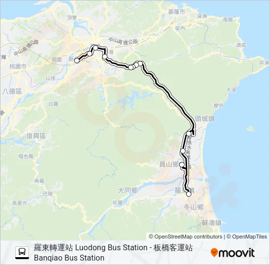 1915C Bus Line Map