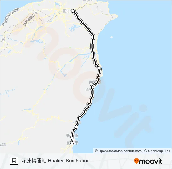 1071 Bus Line Map