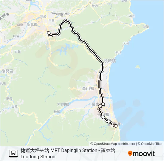 9028 Bus Line Map
