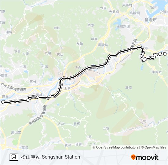 1088 bus Line Map