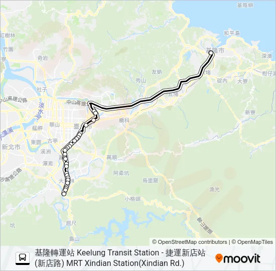 1551 Bus Line Map
