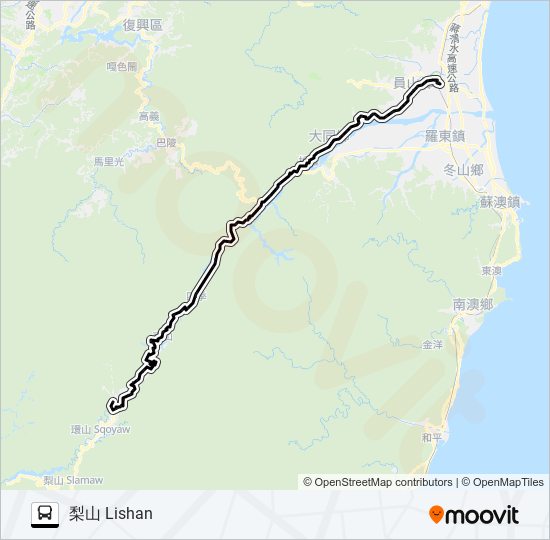 1751 bus Line Map