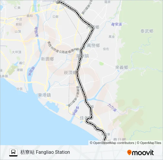 巴士1780的線路圖