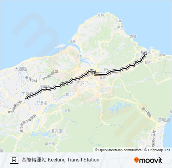 1803 bus Line Map