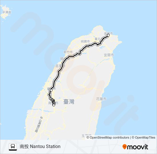 1806 bus Line Map