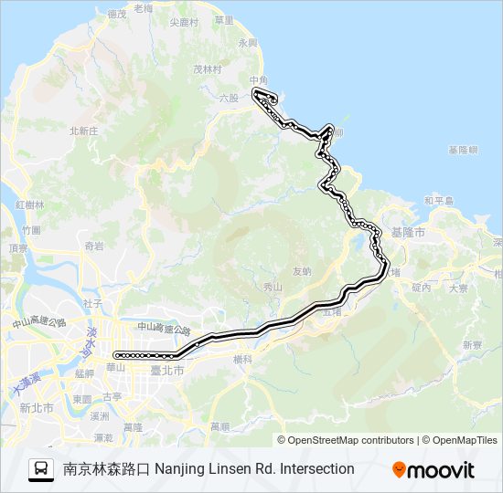 1815B bus Line Map