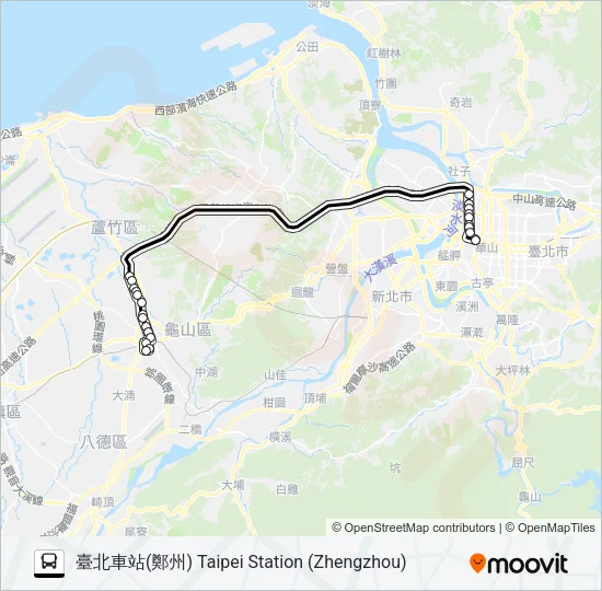 1816A Bus Line Map