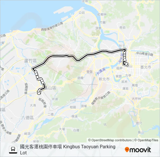 1816B Bus Line Map