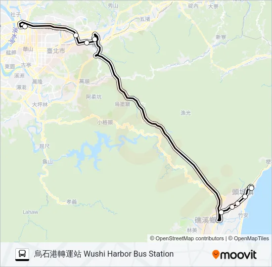 1877B Bus Line Map