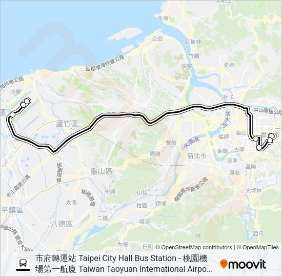 巴士1960的線路圖