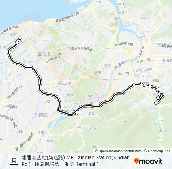 巴士1968的線路圖