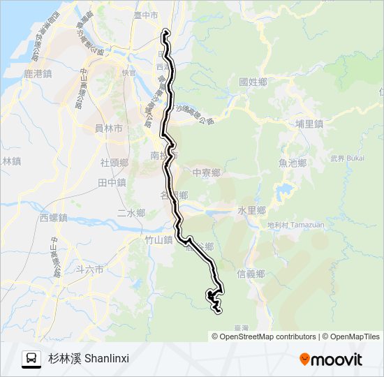巴士6871的線路圖