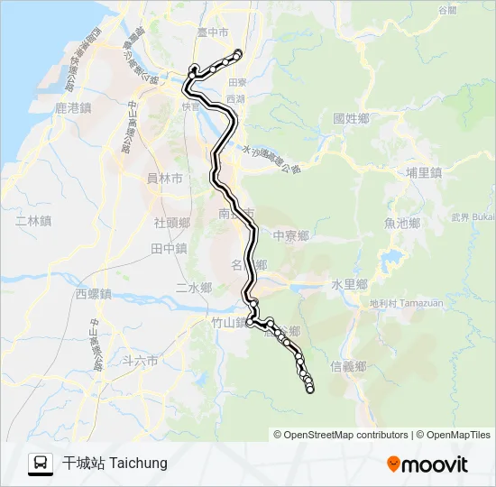 6883 Bus Line Map