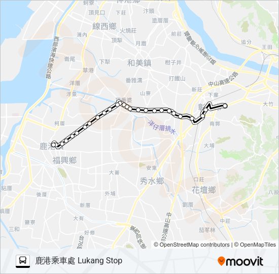 巴士6901的線路圖
