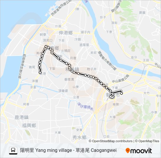 巴士6904的線路圖