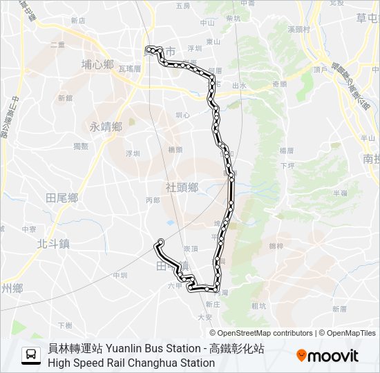 巴士6915的線路圖