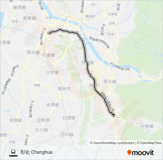 巴士6919的線路圖