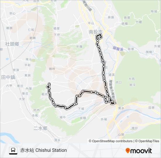 巴士6928的線路圖