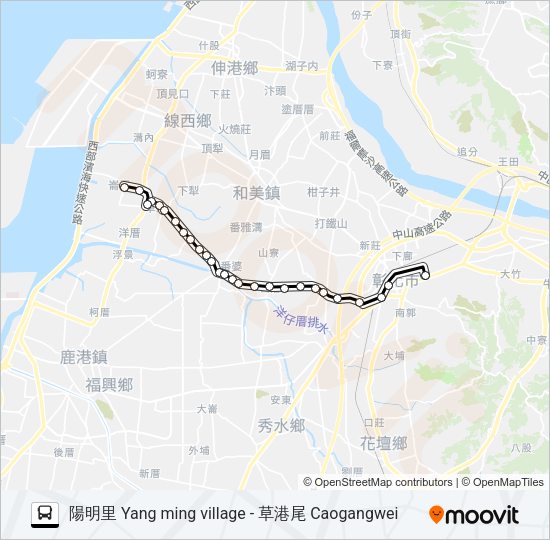 巴士6903A的線路圖