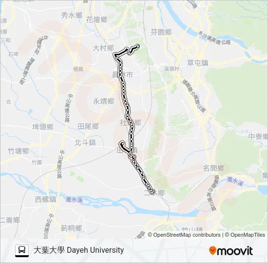 巴士6700的線路圖
