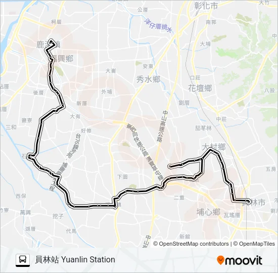 6704 Bus Line Map