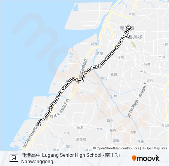 6708 bus Line Map