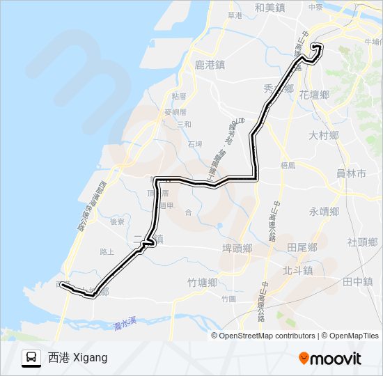 巴士6714的線路圖