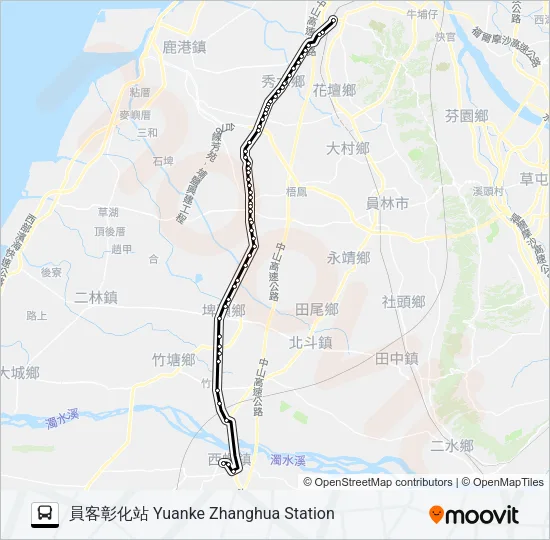6715 Bus Line Map